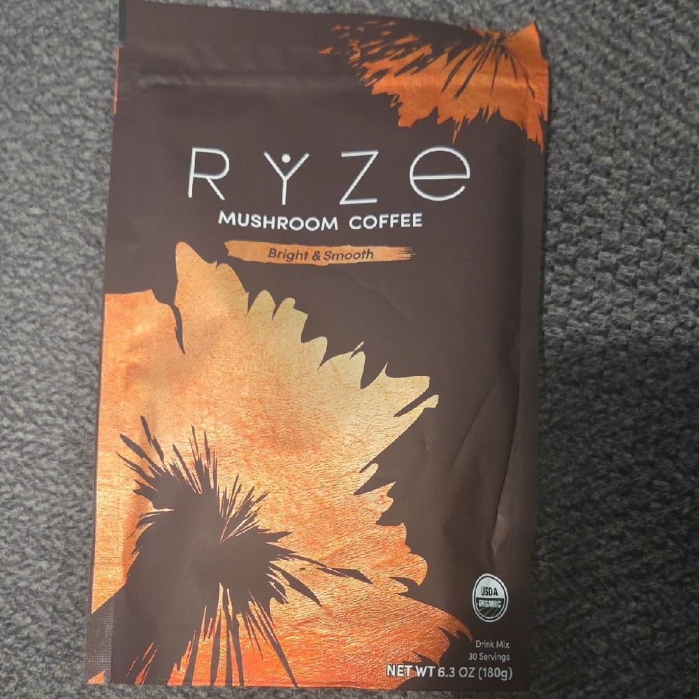 Mushroom Coffee — Brown with Copper Accents